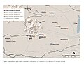 Pianta del territorio indicante le pievi conosciute dal X sec. e le chiese intitolate a Santa Giustina[3]
