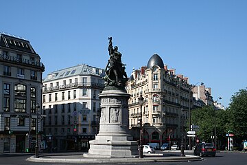 モンセー元帥像, クリシー広場 (Monument au Maréchal Moncey, sur la place de Clichy, Paris)