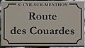 Plaque route Couardes St Cyr Menthon 3.jpg