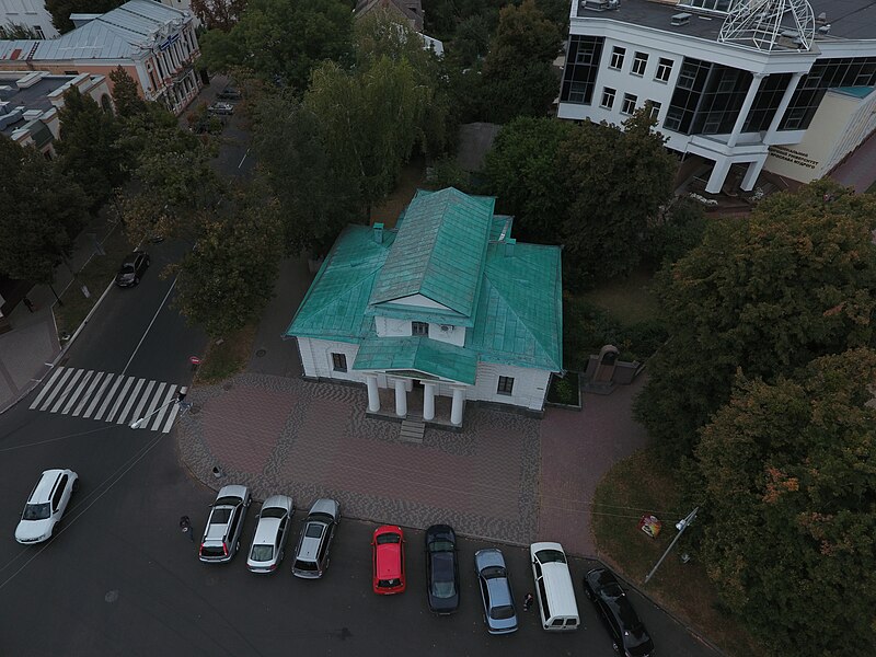 File:Poltava Space Museum - Former Firefighting Squad Building - Aerial view - 19.jpg