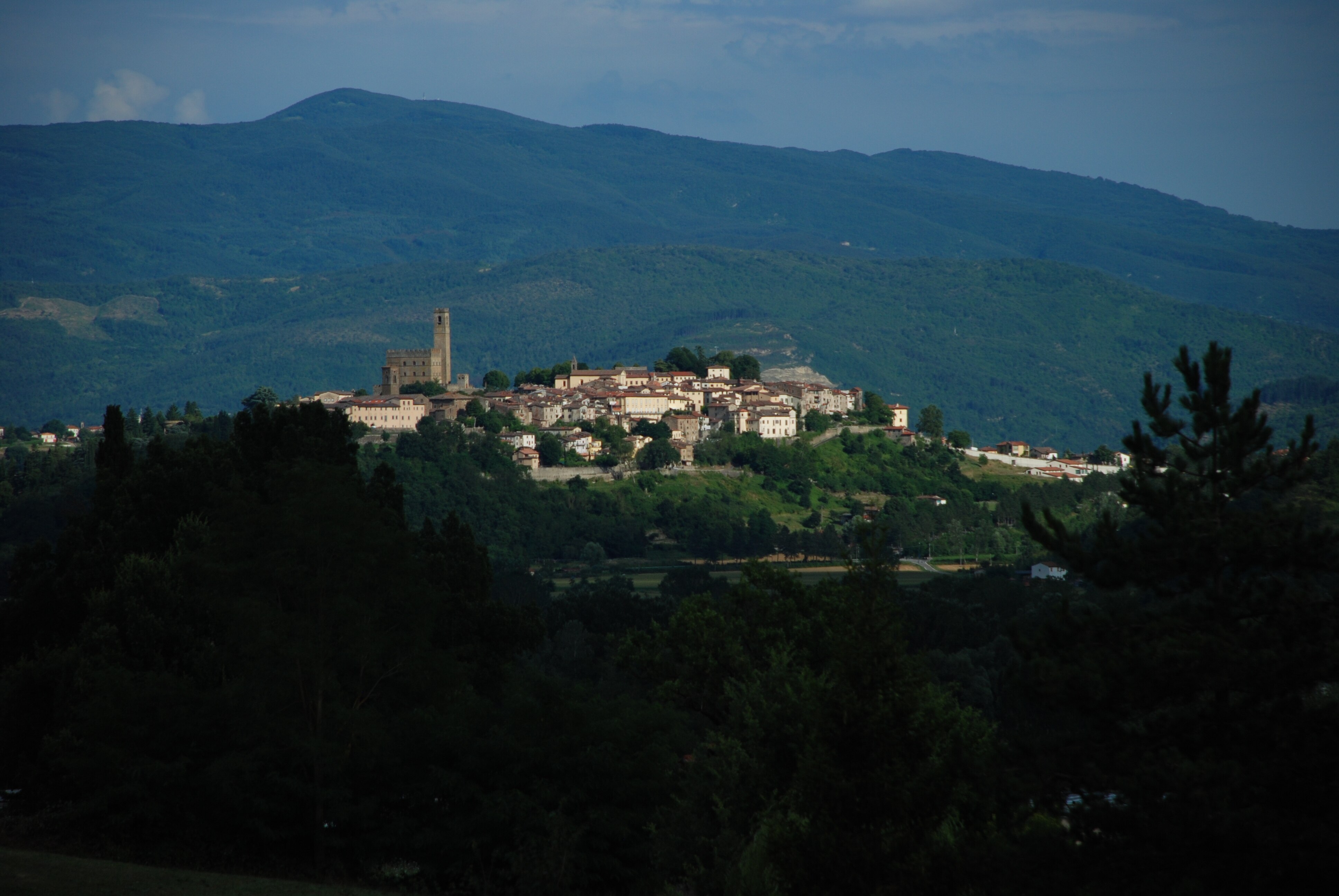 Poppi Map Casentino Tuscany Italy