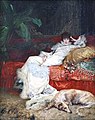 Portrait de Sarah Bernhardt (1876) van Georges Clairin