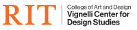 RIT College of Art and Design Vignelli Center for Design Studies logo