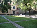 Ellis Court surrounded by Building 1 (right) and Building 3 (background)