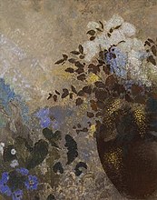 Fiori in un vaso nero, 1910