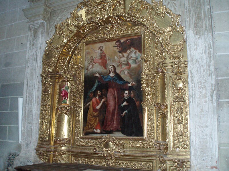 File:Retablo de la Virgen de la Consolación. Catedral de Coria.JPG