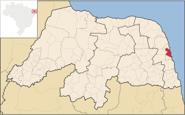 Poloha v štáte Rio Grande do Norte