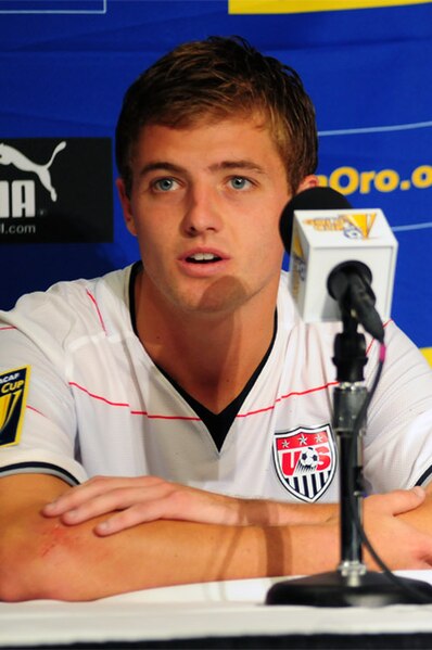 Rogers in a press conference for the U.S. national team in 2009