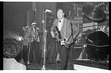 Bill Haley & his Comets 1966 während eines Konzertes in Kiel