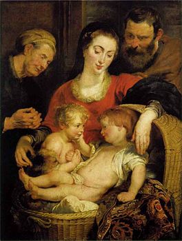 Rubens, sfanta familie, pitti.jpg