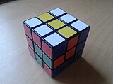 Rubik's Cube mit dem Schlangen-Muster