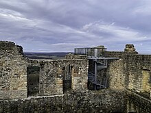 Torturm mit Treppenspindel und Aussichtsplattform