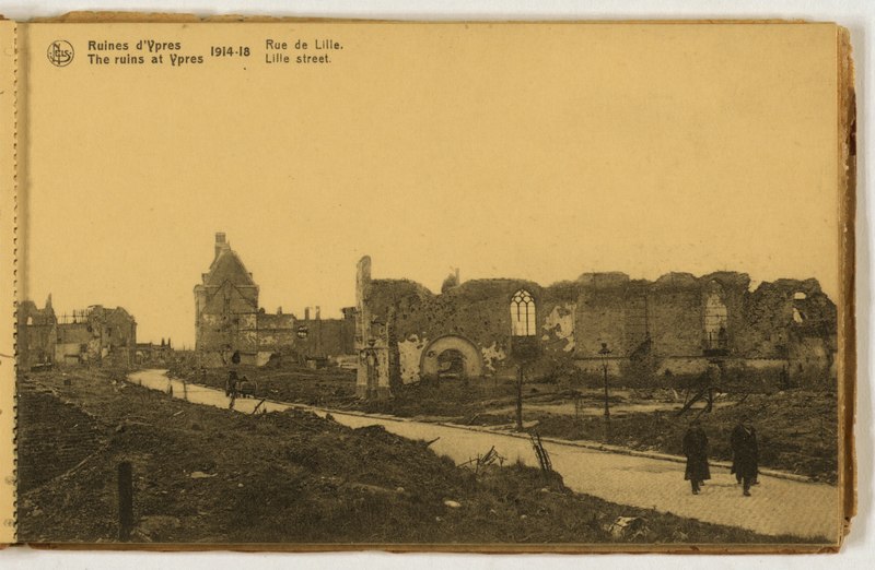 File:Ruines d'Ypres, 1914-18. Rue de Lille LCCN2005687020.tif