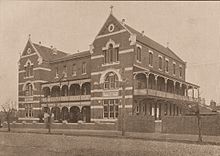St Joseph's CBC North Melbourne, Queensberry Street, circa 1928 SJCM Queensberry street circa1928.jpg