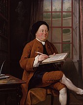 Portrait of Richardson from 1750s by Mason Chamberlin