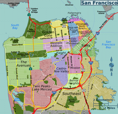 San Francisco's districts