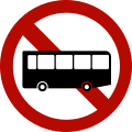Saudi Arabia - Road Sign - No bus.svg