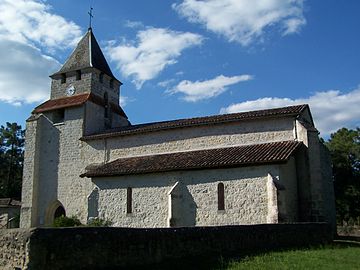 La glèisa Sent Laurenç (agost 2014).