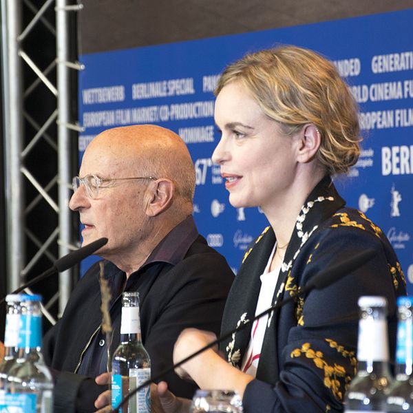 Volker Schlöndorff and Nina Hoss at the 2017 Berlin International Film Festival