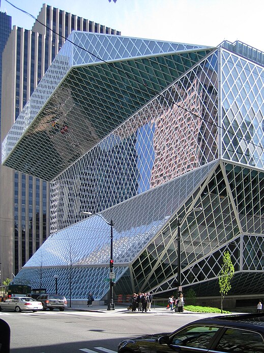 Seattle Central Library by Rem Koolhaas and OMA