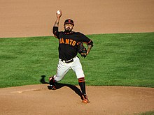 The San Francisco Giants selected Sergio Romo in the 28th round. The 2013 All-Star helped the Giants win the World Series in 2010, 2012, and 2014. Sergio Romo Pitching a Spring Training Game (13236366243).jpg