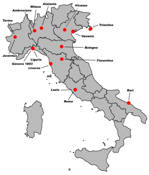 Serie A 1942-43 teams distribution Serie A (football) 1942-43.png