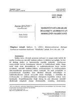 Thumbnail for File:Seyran Quliyev- Mədəniyyətlərarası dialoqun Azərbaycan modelinin mahiyyəti.pdf