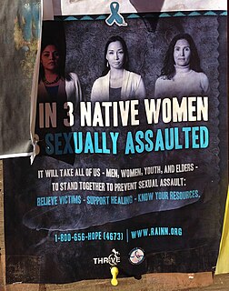 Sexual victimization of Native American women