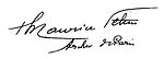 Signature de Maurice Feltin