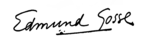 Signature of Edmund Gosse.png