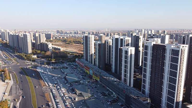 File:Skyline of Hunnan District, Shenyang drone view 6.jpg