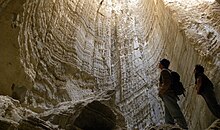 Salt cave in Mount Sodom