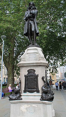 Statue d'Edward Colston à Bristol