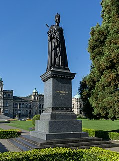 Statue of Queen Victoria (Victoria, British Columbia) statue in Victoria, British Columbia, Canada