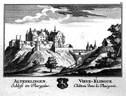 Дворецът Алтенклинген ок. 1760