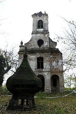 A Bezerédj István által 1836-ban alapított Nepomuki Szent János-templom