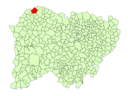 Pereña de la Ribera - Carte