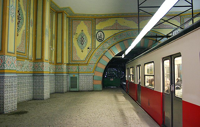 Tünel is the oldest surviving underground urban rail line in continental Europe.