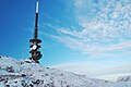 English: The TV Tower atop the Ulriken mountain in Bergen, Norway.