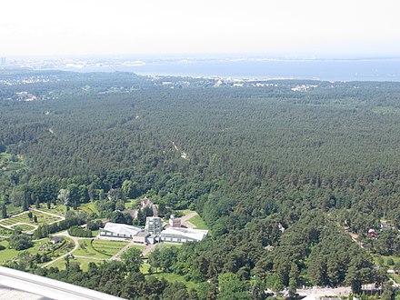 The Botanical Gardens seen from the TV Tower