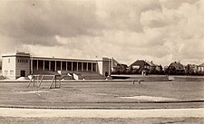 Tamme Stadium's original grandstand was designed by architect Voldemar Tippel Tamme staadion 20.sajandil.jpg