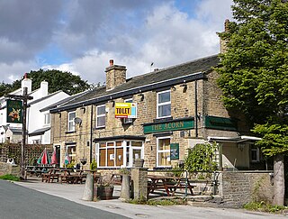 Eldwick Village in West Yorkshire, England