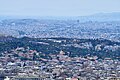 The Areopagus, the Pnyx and the Hill of the Nymphs from Mount Lycabettus on July 13, 2019.jpg