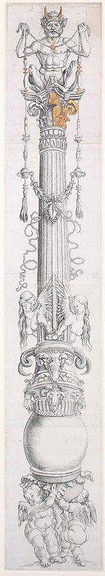 The Great Column by Albrecht Dürer - woodcut.jpg