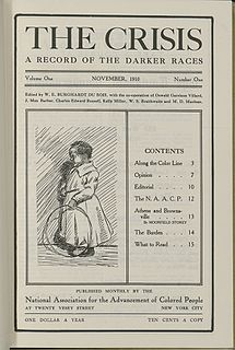 <i>The Crisis</i> official magazine of the National Association for the Advancement of Colored People