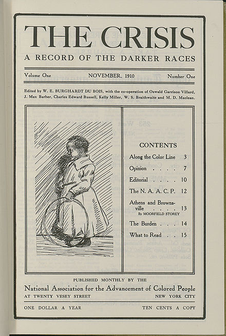 First Issue of The Crisis, November 1910.