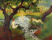 Paul Ranson, 1890, Three Bathers among the Irises