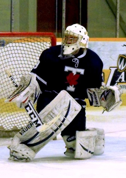 Blues goalie during 2013-14 season.