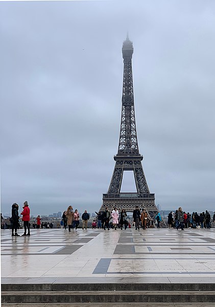 File:Tour Eiffel en janvier 2020 depuis Chaillot.jpg
