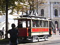 Type D (rekonstr.) bei der Straßenbahn-Jubiläums- parade 2003